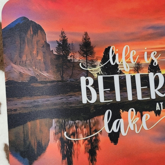 Life Is Better At The Lake Computer Mouse Pad - Picture 8 of 8